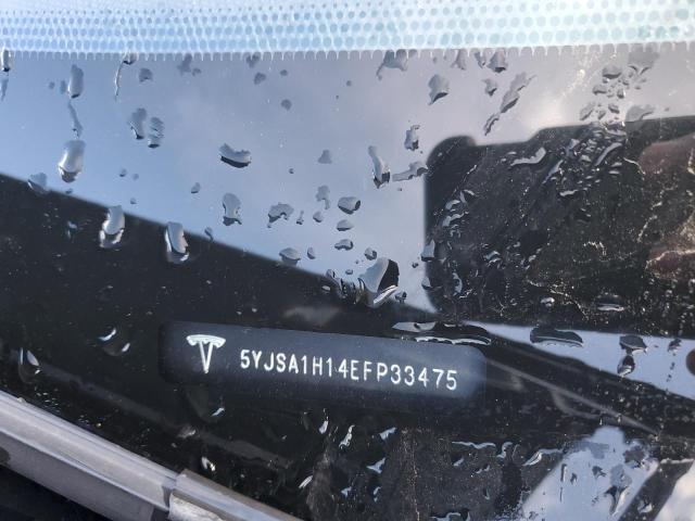 5YJSA1H14EFP33475 - 2014 TESLA MODEL S ნაცრისფერი ფოტო 13