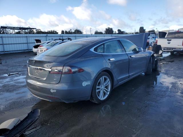 5YJSA1H14EFP33475 - 2014 TESLA MODEL S ნაცრისფერი ფოტო 3