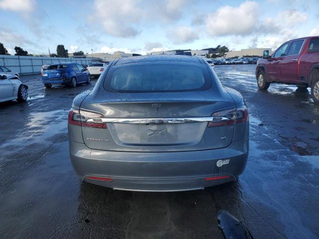 5YJSA1H14EFP33475 - 2014 TESLA MODEL S GRAY photo 6