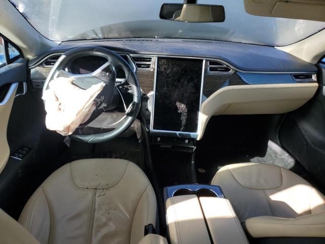 5YJSA1H14EFP33475 - 2014 TESLA MODEL S GRAY photo 8