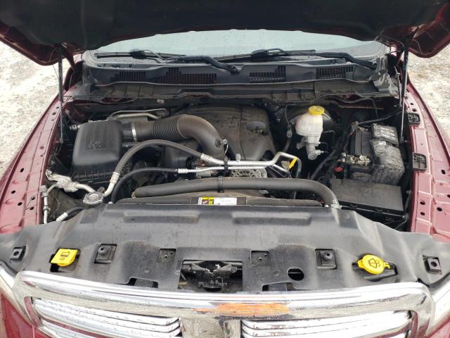 1C6RR6TT7KS701770 - 2019 RAM 1500 CLASS SLT ბურგუნდია ფოტო 11