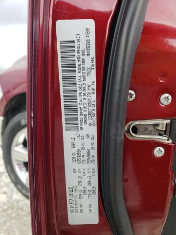 1C6RR6TT7KS701770 - 2019 RAM 1500 CLASS SLT ბურგუნდია ფოტო 13