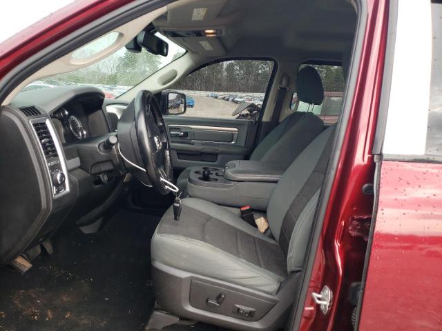 1C6RR6TT7KS701770 - 2019 RAM 1500 CLASS SLT ბურგუნდია ფოტო 7