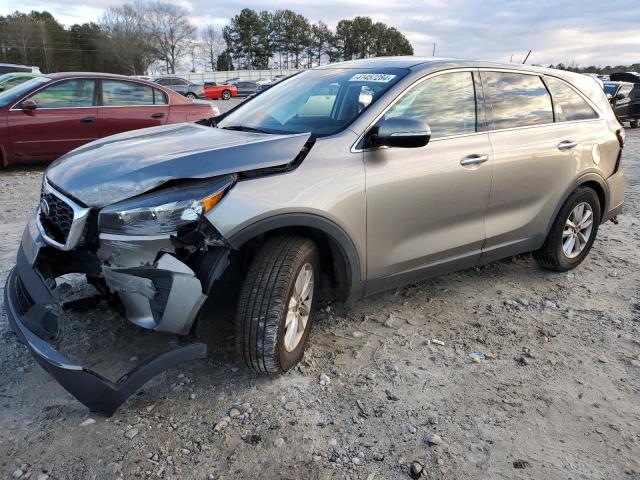 5XYPG4A33KG475181 - 2019 KIA SORENTO L GRAY photo 1