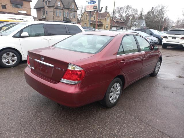 4T1BE32K95U085491 - 2005 TOYOTA CAMRY LE BURGUNDY photo 4