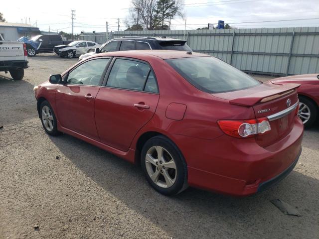 2T1BU4EE5CC885699 - 2012 TOYOTA COROLLA BASE RED photo 2