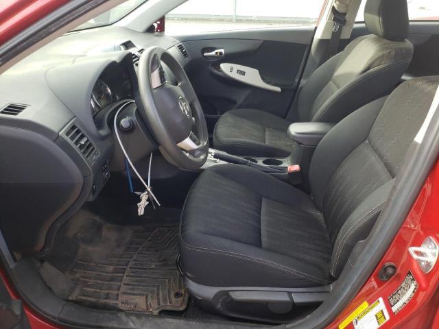2T1BU4EE5CC885699 - 2012 TOYOTA COROLLA BASE RED photo 7