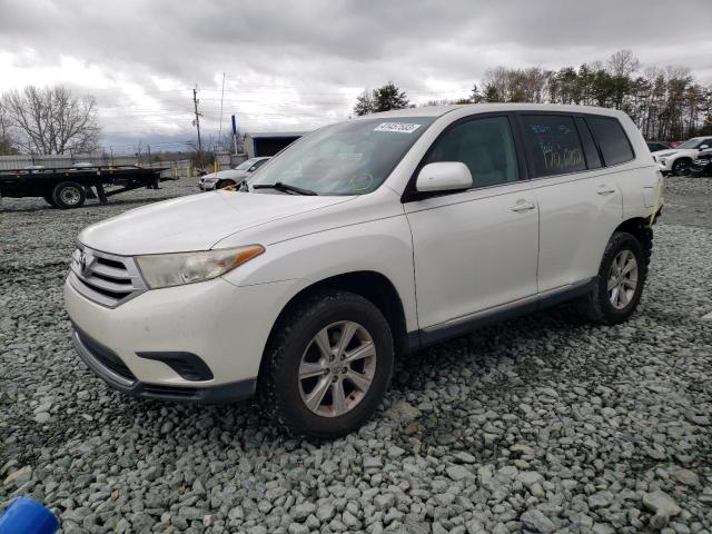 5TDZA3EH7BS010853 - 2011 TOYOTA HIGHLANDER BASE أبيض صورة 1