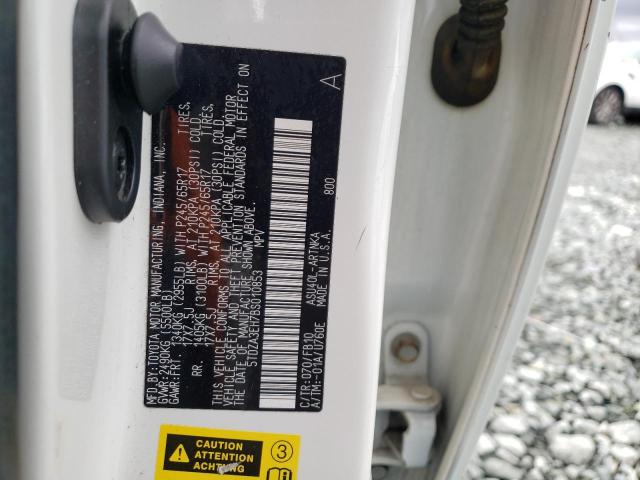 5TDZA3EH7BS010853 - 2011 TOYOTA HIGHLANDER BASE أبيض صورة 13