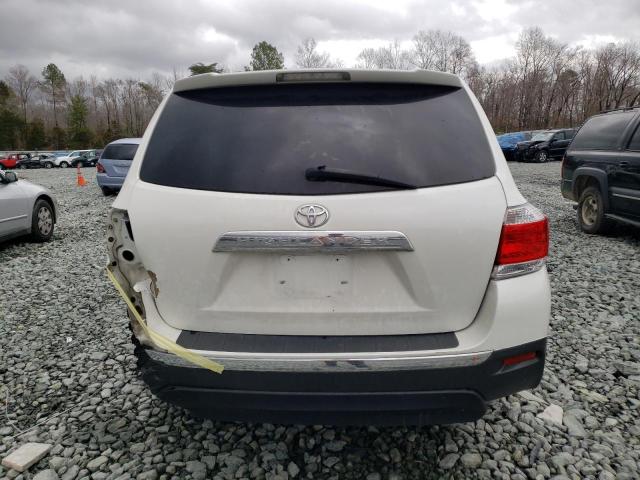 5TDZA3EH7BS010853 - 2011 TOYOTA HIGHLANDER BASE أبيض صورة 6