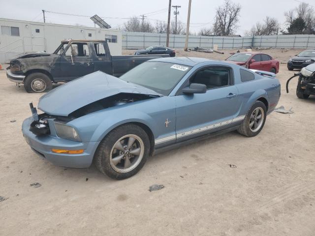1ZVFT80N065187700 - 2006 FORD MUSTANG BLUE photo 1