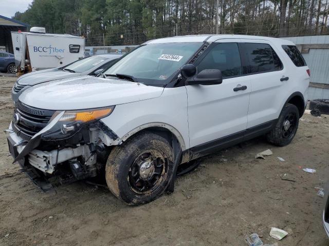 1FM5K8ARXDGC53945 - 2013 FORD EXPLORER POLICE INTERCEPTOR WHITE photo 1