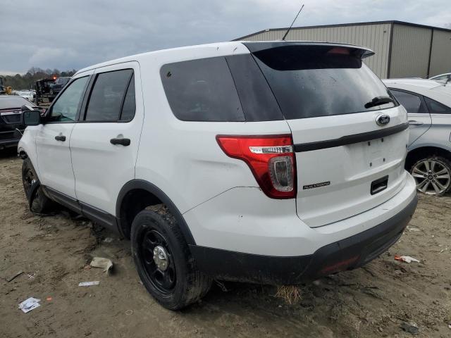 1FM5K8ARXDGC53945 - 2013 FORD EXPLORER POLICE INTERCEPTOR WHITE photo 2