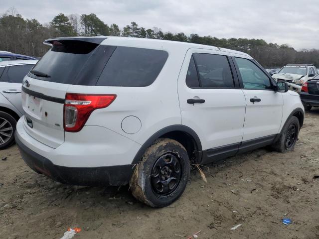 1FM5K8ARXDGC53945 - 2013 FORD EXPLORER POLICE INTERCEPTOR Սպիտակ լուսանկար 3