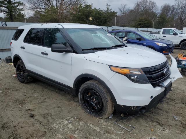 1FM5K8ARXDGC53945 - 2013 FORD EXPLORER POLICE INTERCEPTOR Սպիտակ լուսանկար 4