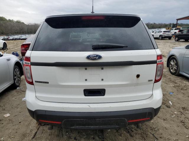 1FM5K8ARXDGC53945 - 2013 FORD EXPLORER POLICE INTERCEPTOR Սպիտակ լուսանկար 6