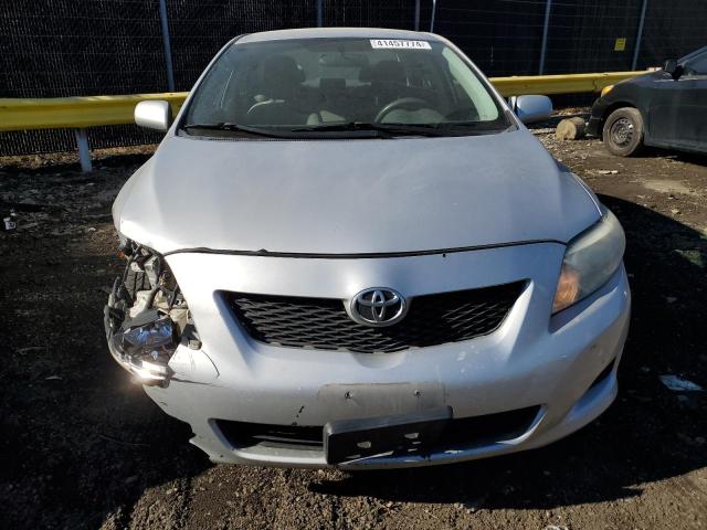 1NXBU4EE8AZ344738 - 2010 TOYOTA COROLLA BASE SILVER photo 5