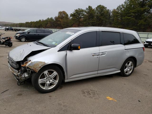 5FNRL5H94CB054373 - 2012 HONDA ODYSSEY TOURING GRAY photo 1