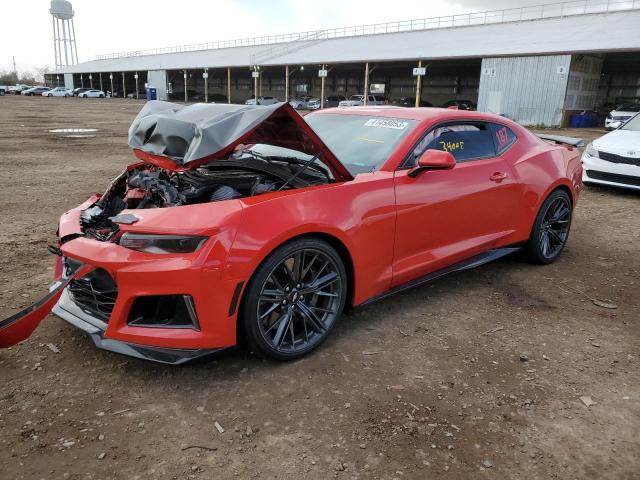 1G1FK1R67J0129882 - 2018 CHEVROLET CAMARO ZL1 RED photo 1