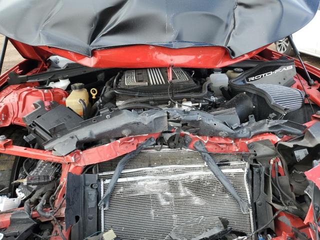 1G1FK1R67J0129882 - 2018 CHEVROLET CAMARO ZL1 RED photo 11