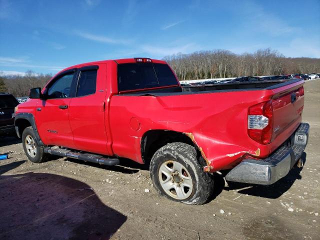 5TFUY5F12EX344046 - 2014 TOYOTA TUNDRA DOUBLE CAB SR/SR5 RED photo 2