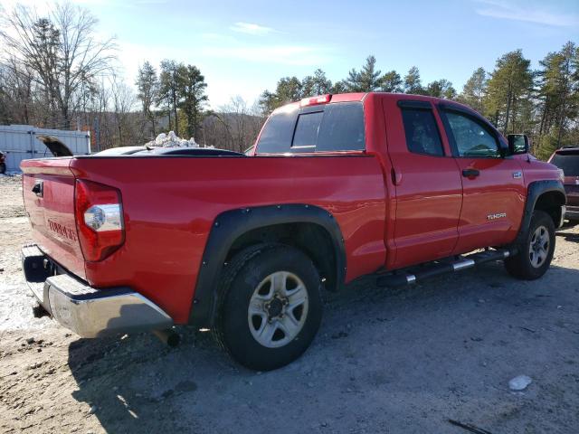 5TFUY5F12EX344046 - 2014 TOYOTA TUNDRA DOUBLE CAB SR/SR5 RED photo 3