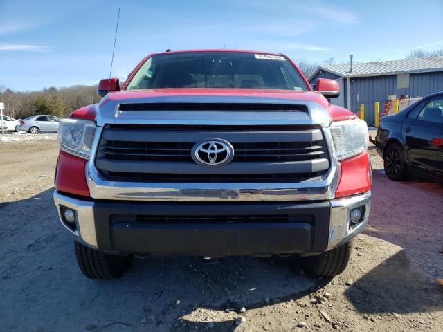 5TFUY5F12EX344046 - 2014 TOYOTA TUNDRA DOUBLE CAB SR/SR5 RED photo 5