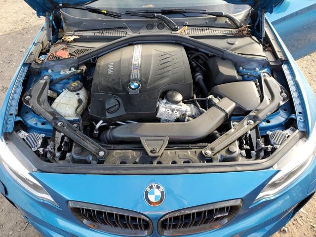 WBS1J5C50JVE51970 - 2018 BMW M2 BLUE photo 11