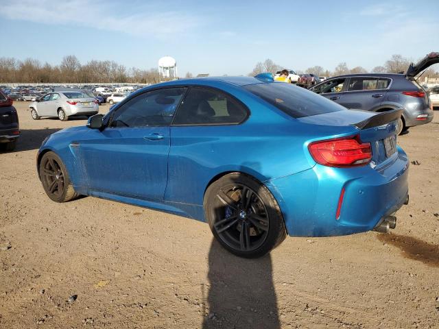 WBS1J5C50JVE51970 - 2018 BMW M2 BLUE photo 2