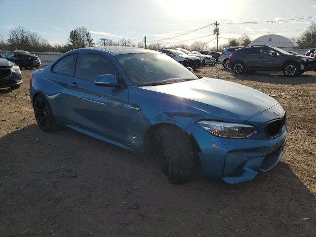 WBS1J5C50JVE51970 - 2018 BMW M2 BLUE photo 4