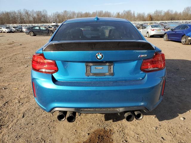 WBS1J5C50JVE51970 - 2018 BMW M2 BLUE photo 6