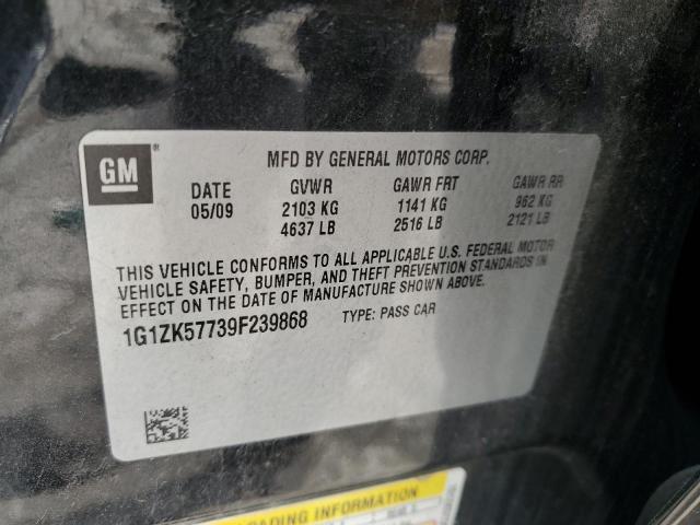 1G1ZK57739F239868 - 2009 CHEVROLET MALIBU LTZ 蓝色 照片 12