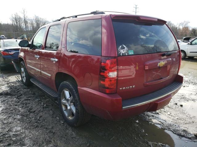 1GNSKCE02DR275584 - 2013 CHEVROLET TAHOE K1500 LTZ RED photo 2