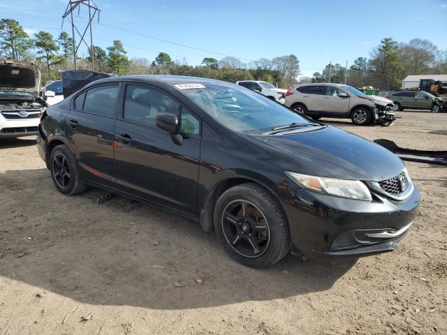 19XFB2F53FE113122 - 2015 HONDA CIVIC LX BLACK photo 4