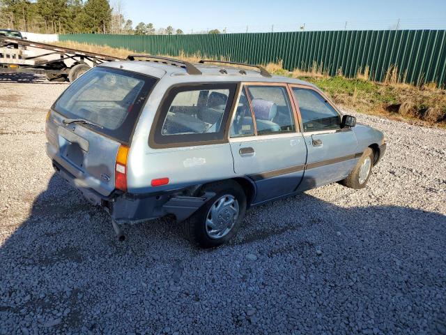 3FAPP15J4MR150805 - 1991 FORD ESCORT LX BLUE photo 3