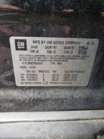 KL4CJBSB3FB240557 - 2015 BUICK ENCORE CONVENIENCE 黑色 照片 14