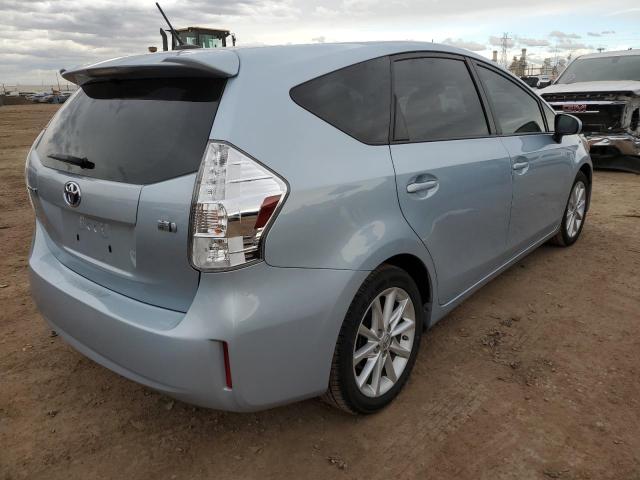 JTDZN3EUXC3177132 - 2012 TOYOTA PRIUS V SILVER photo 3