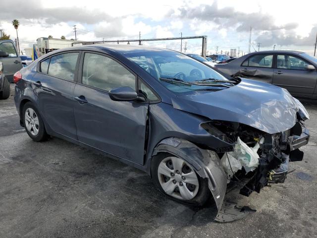 KNAFK4A63G5543559 - 2016 KIA FORTE LX GRAY photo 4