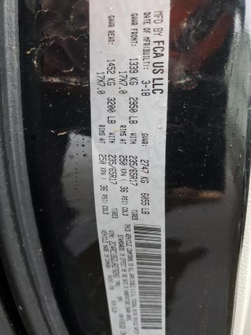 2C4RC1BG2JR276203 - 2018 CHRYSLER PACIFICA TOURING L Սև լուսանկար 12