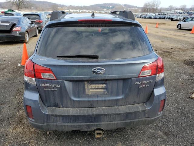 4S4BRDLCXD2293956 - 2013 SUBARU OUTBACK 3.6R LIMITED BLUE photo 6