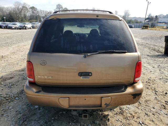 1B4HR28Z3YF164338 - 2000 DODGE DURANGO TAN photo 6