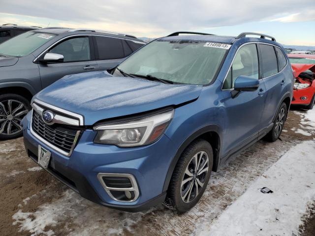 JF2SKAUC7LH467338 - 2020 SUBARU FORESTER LIMITED BLUE photo 1