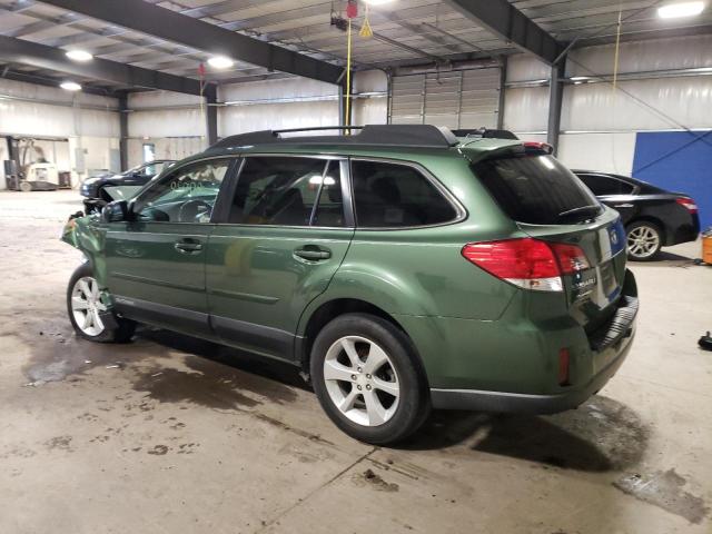 4S4BRBDC4E3316887 - 2014 SUBARU OUTBACK 2.5I PREMIUM GREEN photo 2