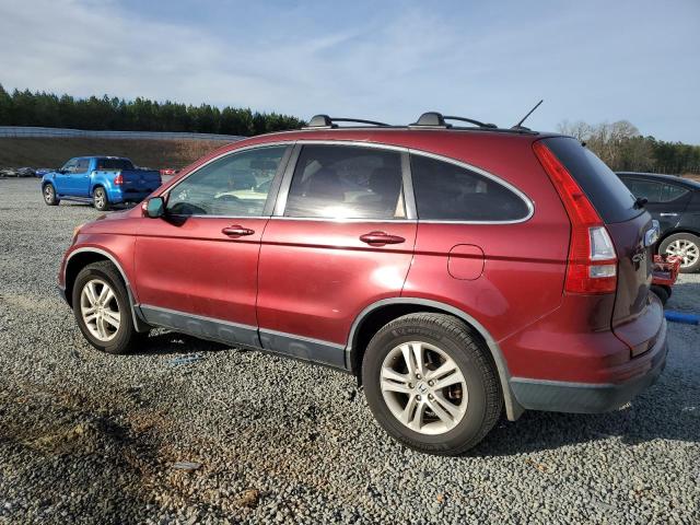 JHLRE3H70BC003609 - 2011 HONDA CR-V EXL RED photo 2