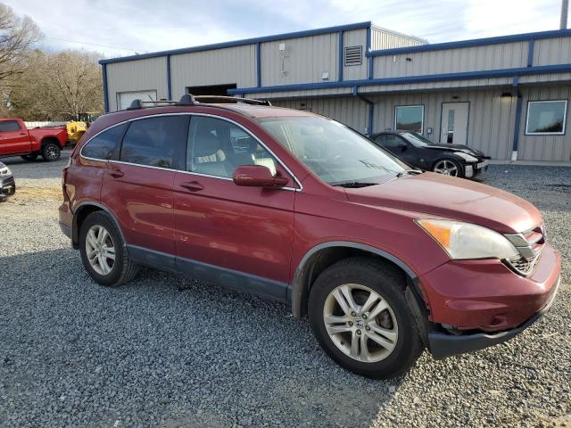 JHLRE3H70BC003609 - 2011 HONDA CR-V EXL RED photo 4