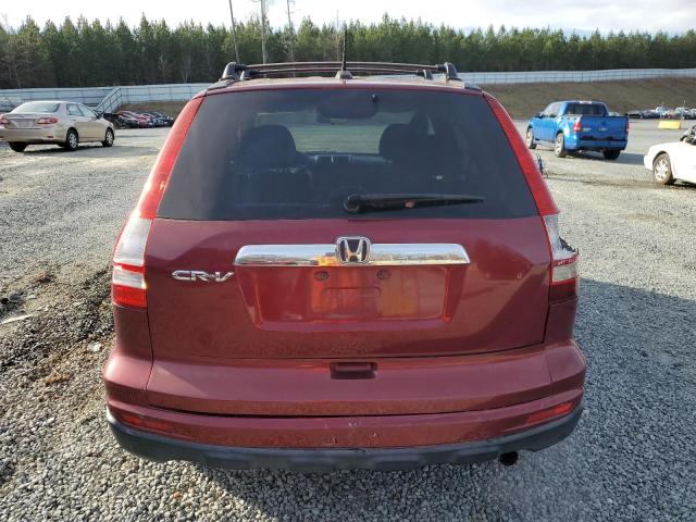 JHLRE3H70BC003609 - 2011 HONDA CR-V EXL RED photo 6