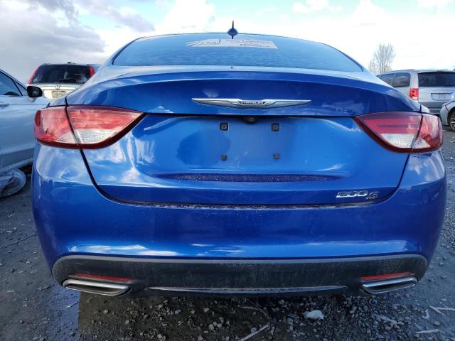 1C3CCCBG1FN672567 - 2015 CHRYSLER 200 S BLUE photo 6