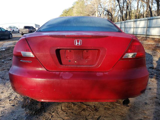 1HGCM72317A018854 - 2007 HONDA ACCORD LX RED photo 6