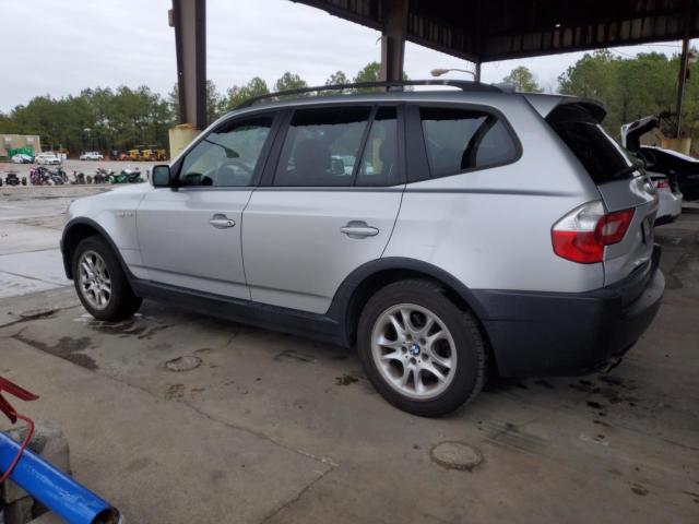 WBXPA73494WB22061 - 2004 BMW X3 2.5I SILVER photo 2