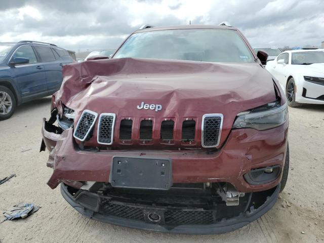 1C4PJLLB5MD151005 - 2021 JEEP CHEROKEE LATITUDE PLUS MAROON photo 5